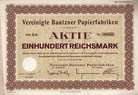 Vereinigte Bautzner Papierfabriken