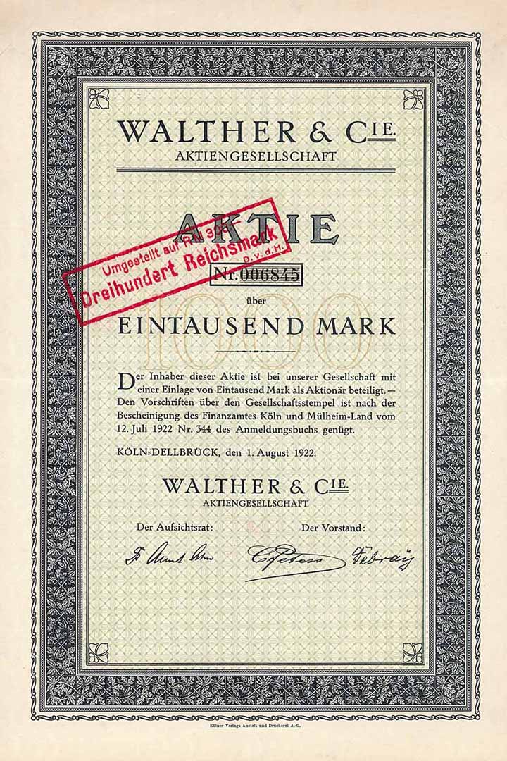 Walther & Cie. AG