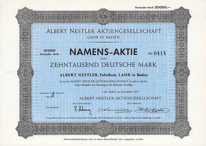 Albert Nestler AG