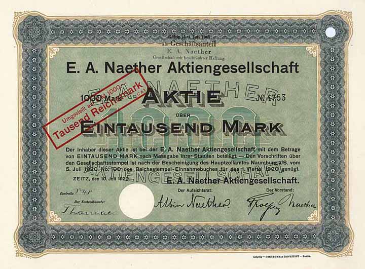 E. A. Naether AG