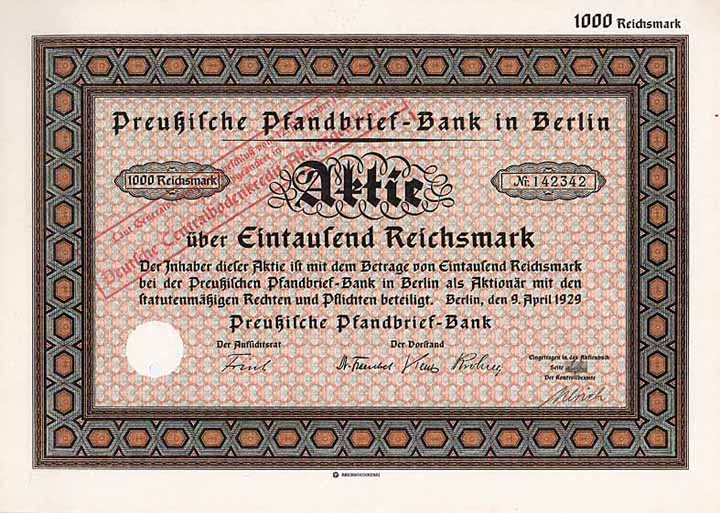 Preußische Pfandbrief-Bank