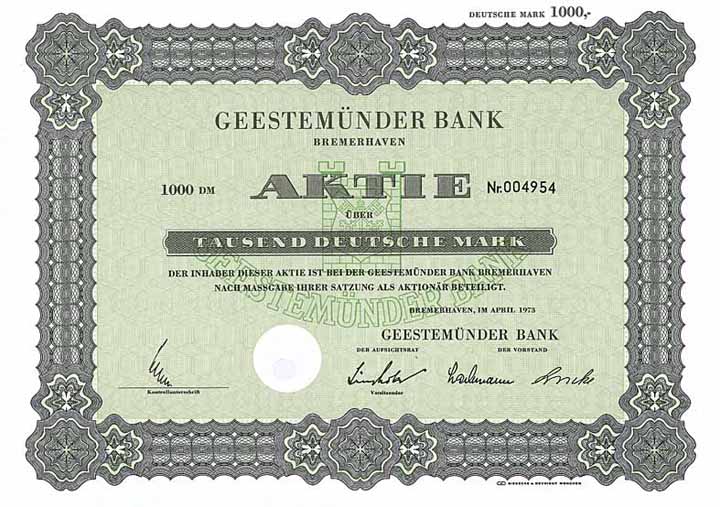 Geestemünder Bank