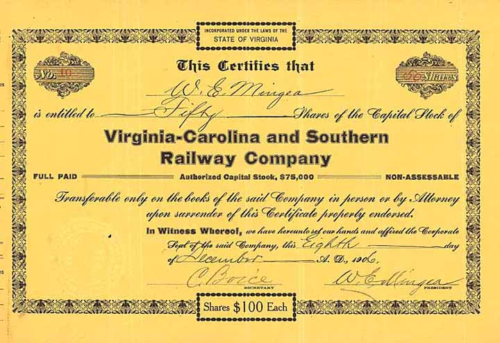 Virginia-Carolina & Southern Railway