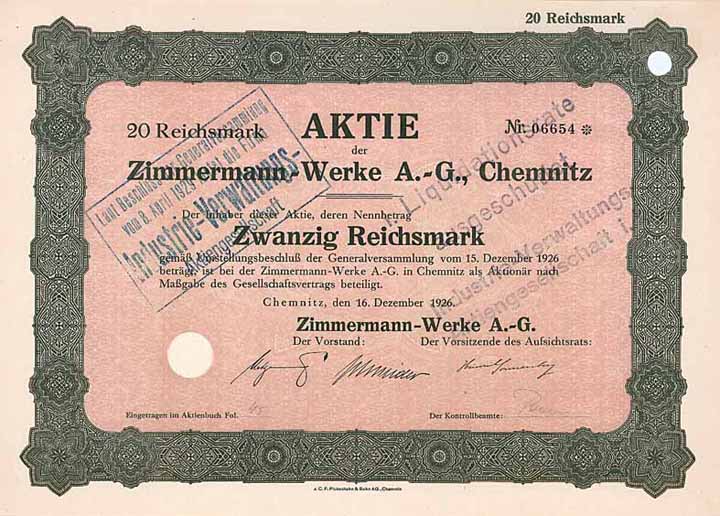 Zimmermann-Werke AG