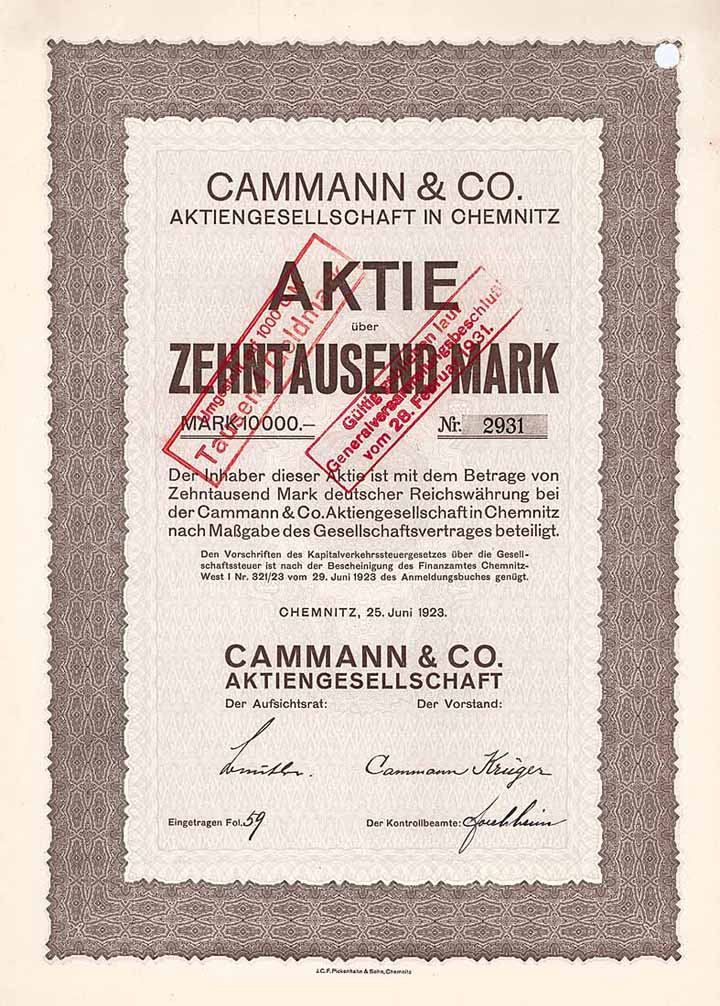 Cammann & Co. AG