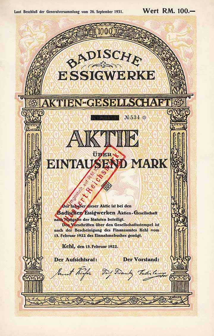 Badische Essigwerke AG