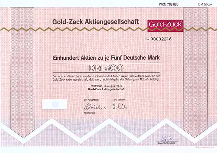 Gold-Zack AG