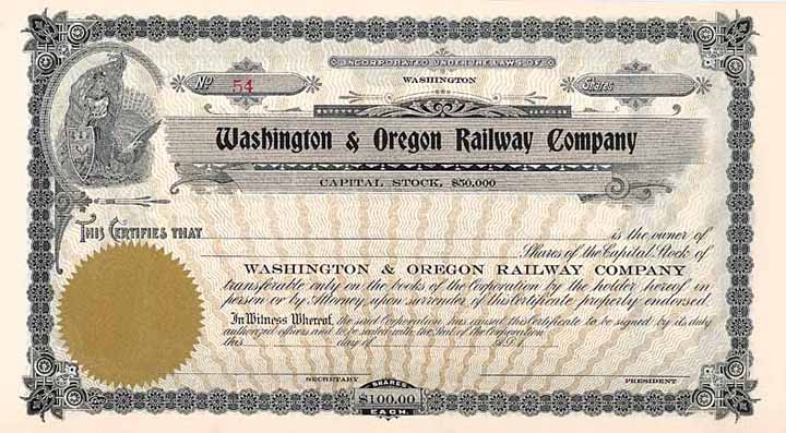 Washington & Oregon Railway