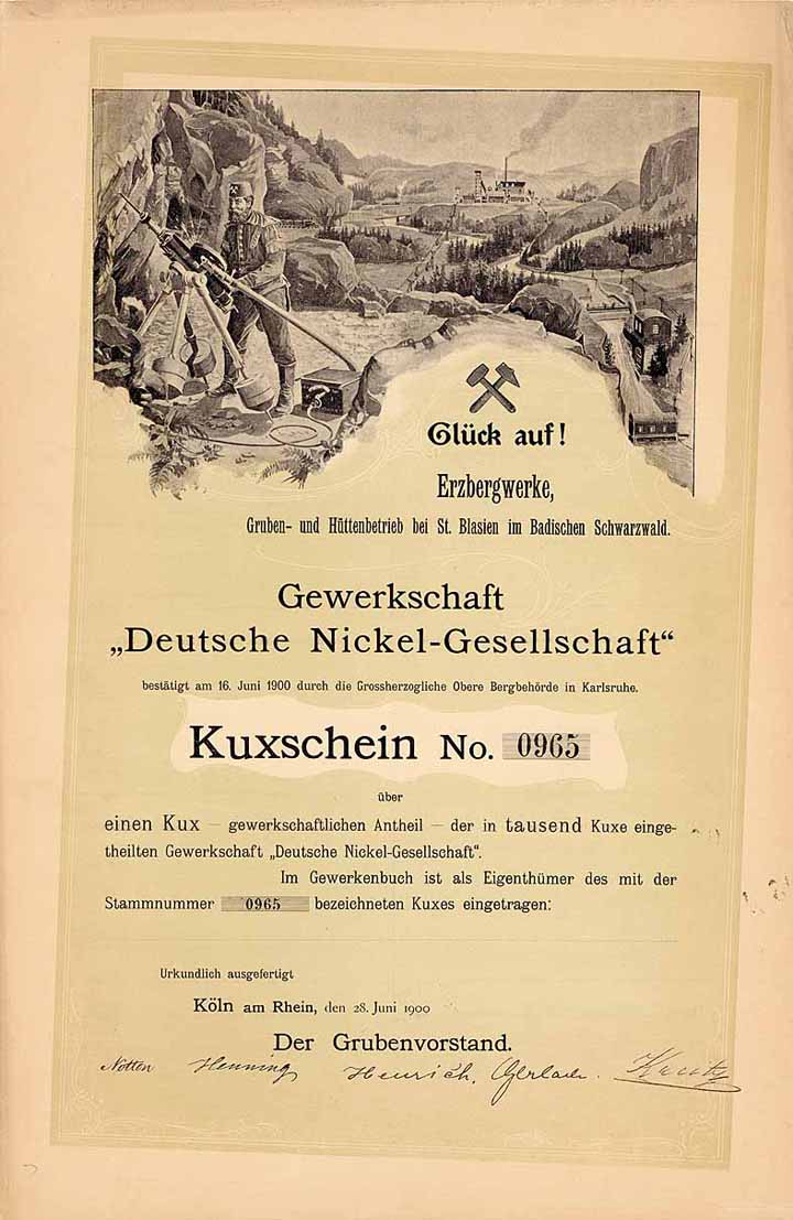 Gewerkschaft “Deutsche Nickel-Gesellschaft”