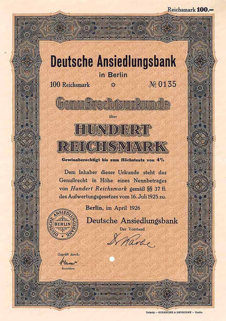 Deutsche Ansiedlungsbank