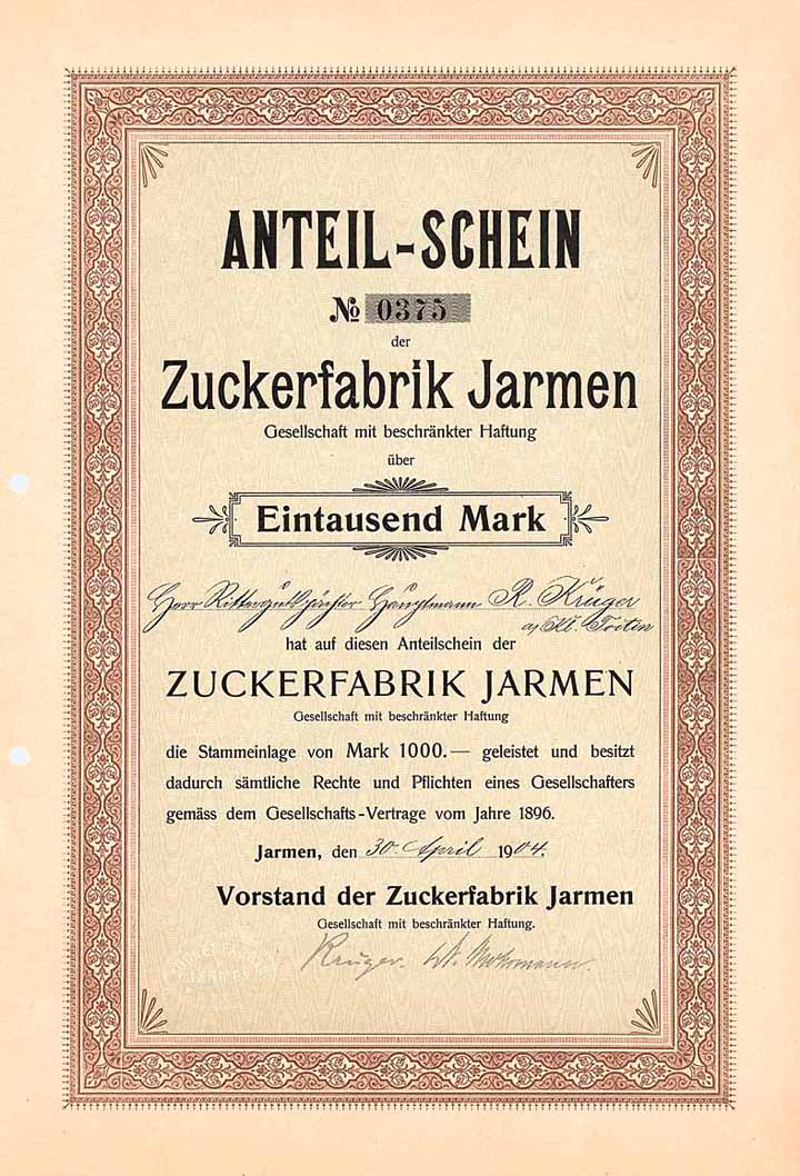 Zuckerfabrik Jarmen GmbH