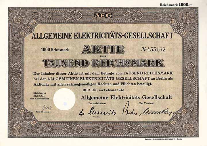 Allgemeine Elektricitäts-Gesellschaft