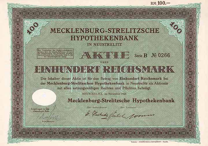 Mecklenburg-Strelitzsche Hypothekenbank