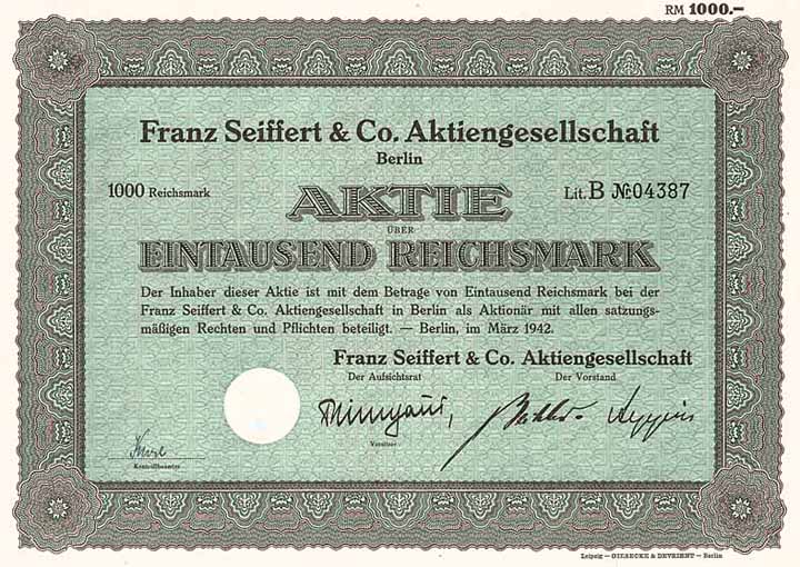 Franz Seiffert & Co. AG