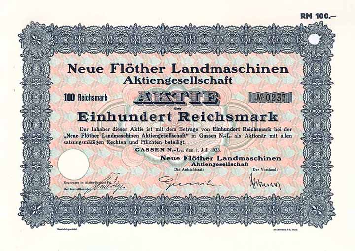 Neue Flöther Landmaschinen AG