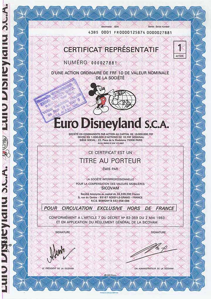 Euro Disneyland S.C.A.