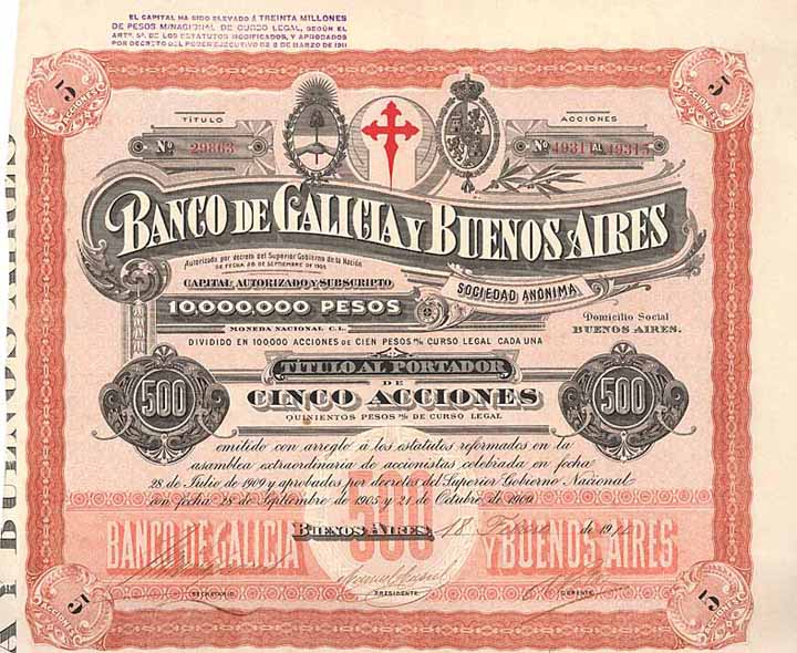 Banco de Galicia y Buenos Aires S.A.