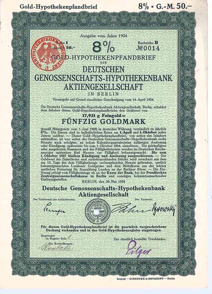 Deutsche Genossenschafts-Hypothekenbank AG