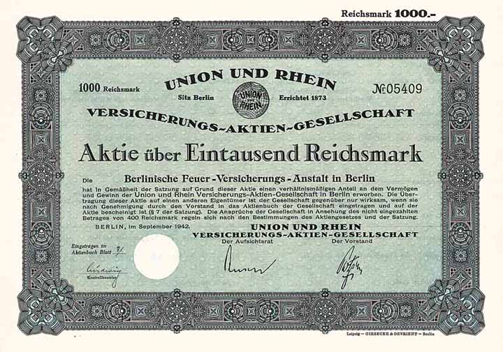 Union und Rhein Versicherungs-AG