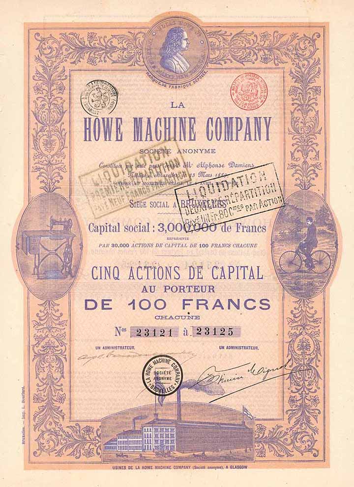 La Howe Machine Co. S.A.