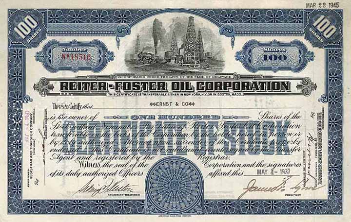 Reiter-Foster Oil Corp.