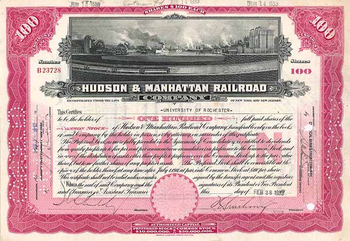 Hudson & Manhattan Railroad