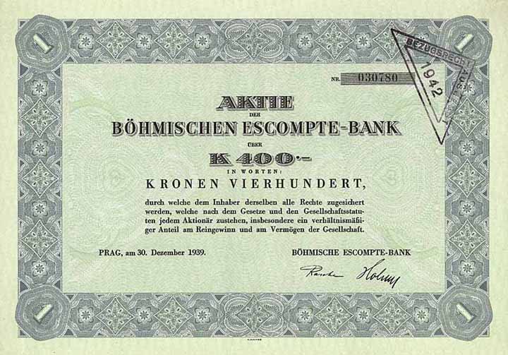 Böhmische Escompte-Bank