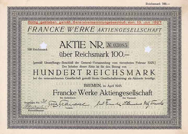 Francke Werke AG