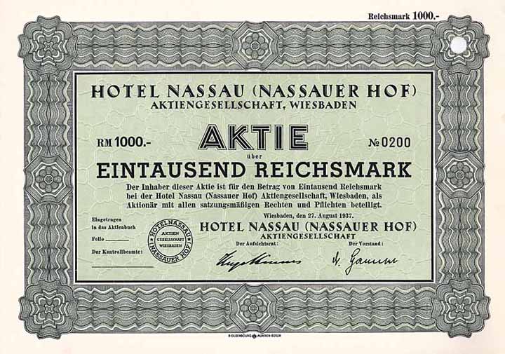 Hotel Nassau (Nassauer Hof) AG