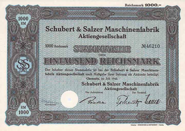 Schubert & Salzer Maschinenfabrik AG