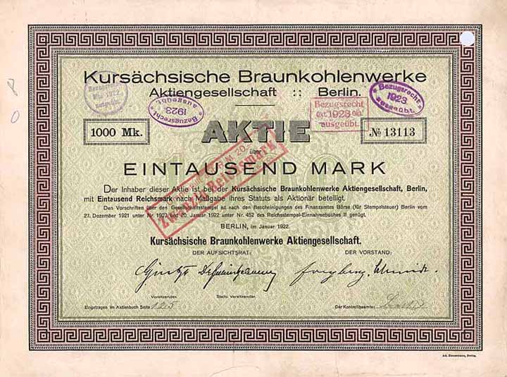 Kursächsische Braunkohlenwerke AG