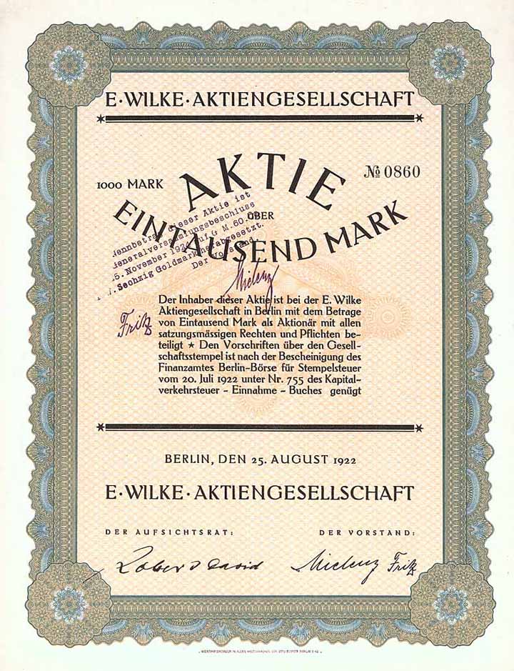 E. Wilke AG