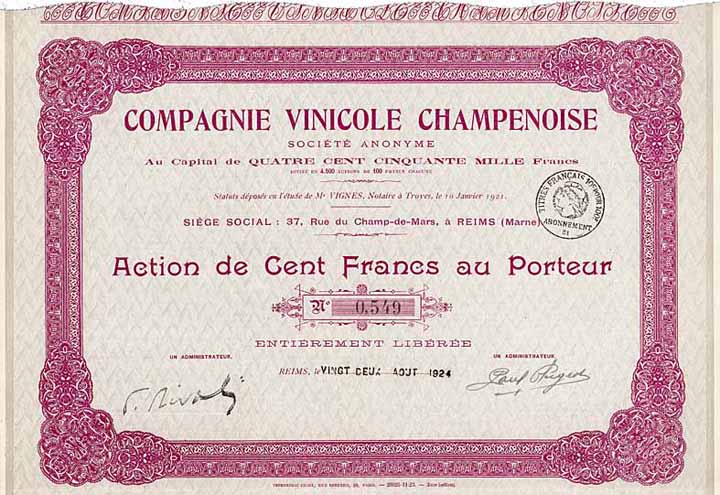 Cie. Vinicole Champenoise S.A.