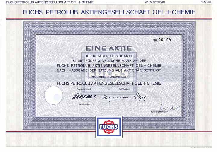 Fuchs Petrolub AG Oel + Chemie