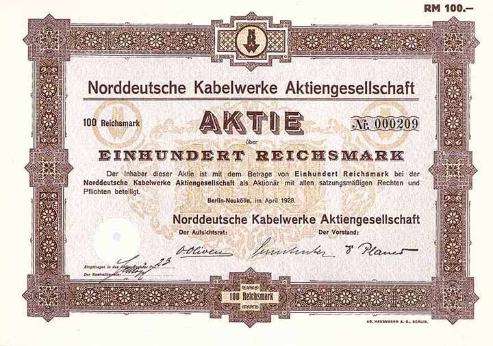 Norddeutsche Kabelwerke AG