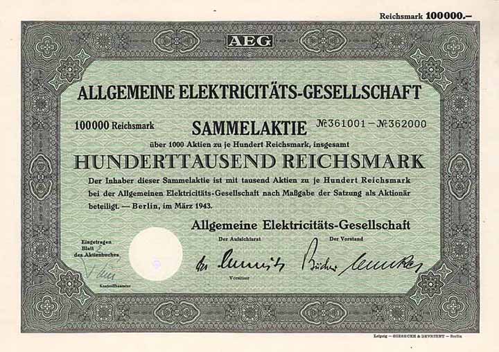 Allgemeine Elektricitäts-Gesellschaft