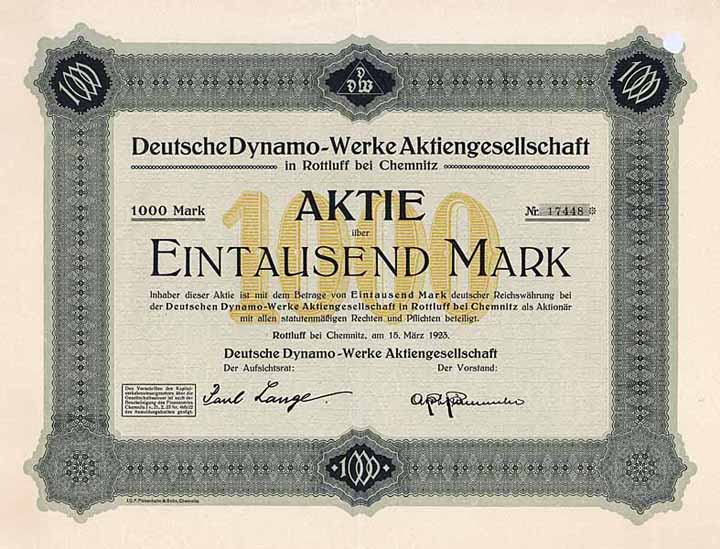 Deutsche Dynamo-Werke AG