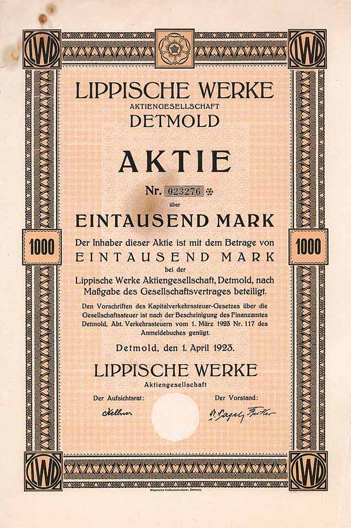 Lippische Werke AG