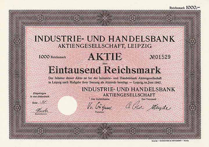 Industrie- und Handelsbank AG