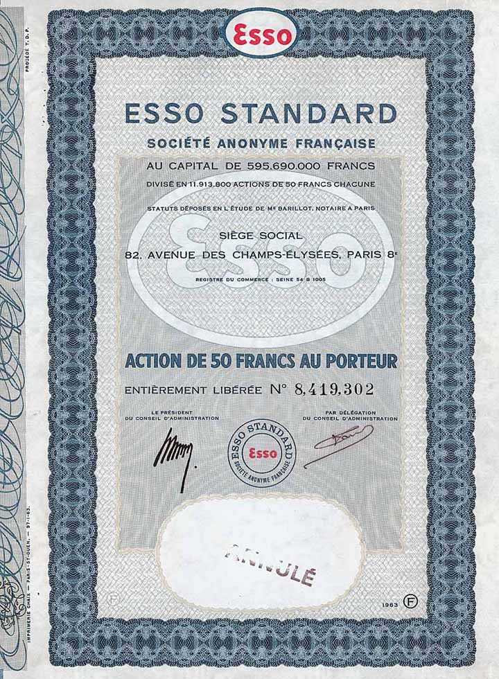 ESSO STANDARD S.A. Francaise