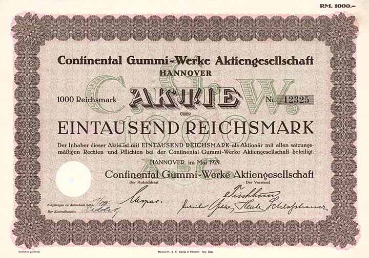 Continental Gummi-Werke AG