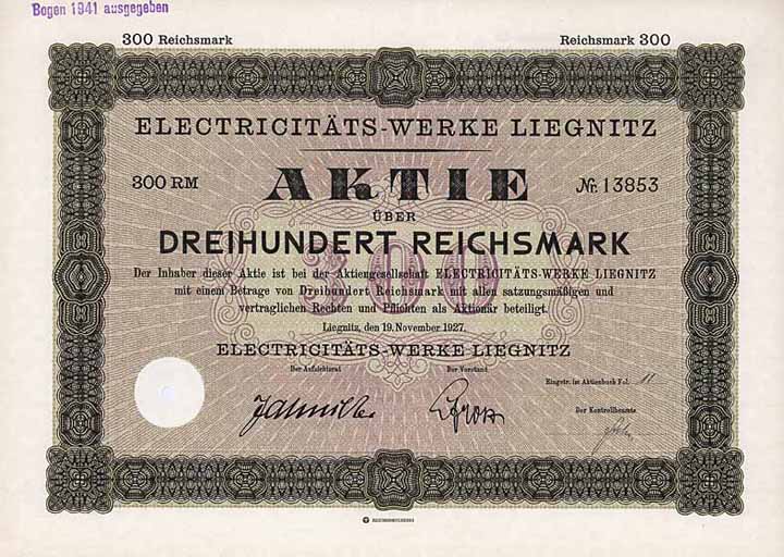 Electricitäts-Werke Liegnitz