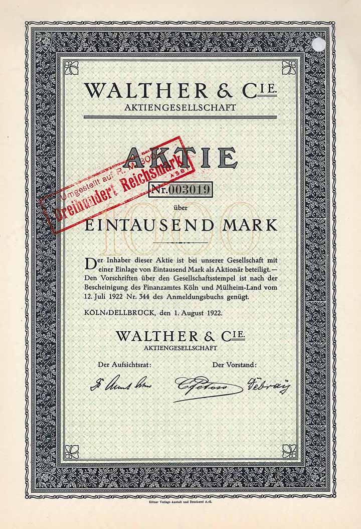 Walther & Cie. AG