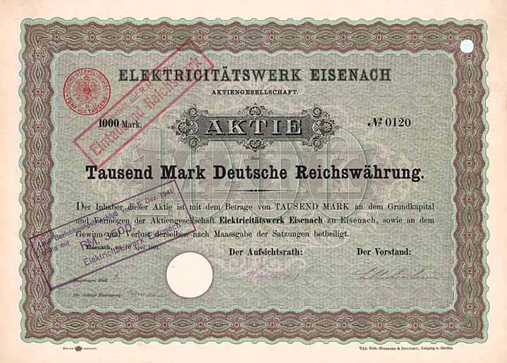 Elektricitätswerk Eisenach AG