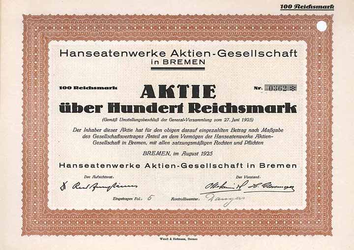 Hanseatenwerke AG