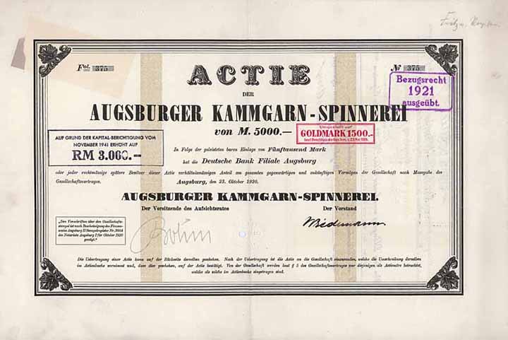 Augsburger Kammgarn-Spinnerei