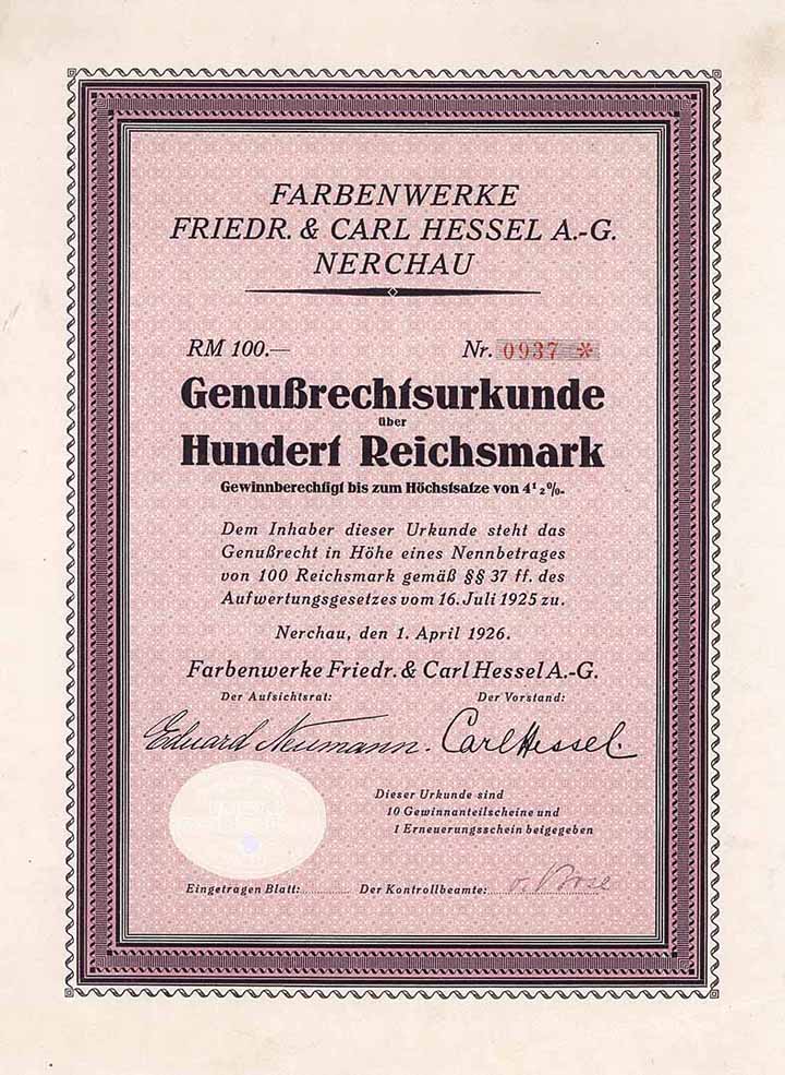 Farbenwerke Friedr. & Carl Hessel AG