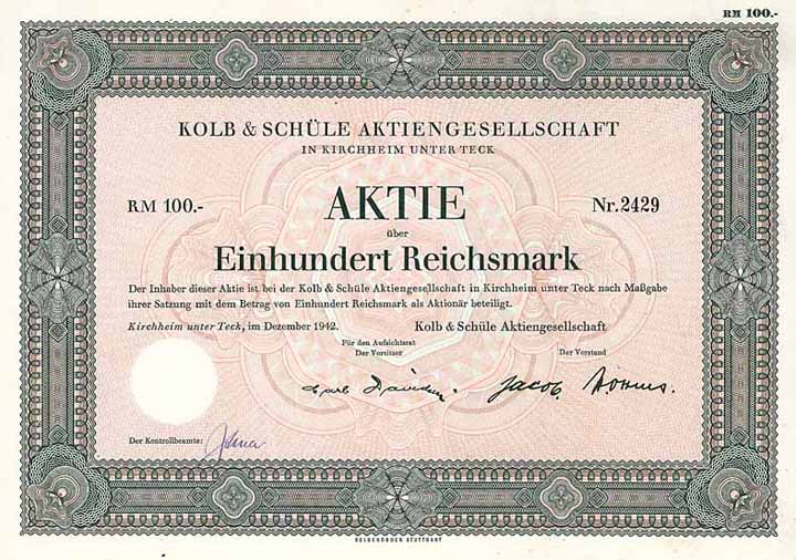 Kolb & Schüle AG