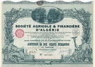 Soc. Agricole & Financière d'Algérie S.A.