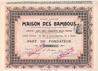 S.A. de la Maison des Bambous